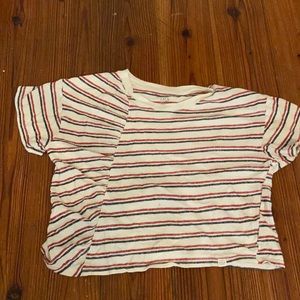 slightly cropped t-shirt